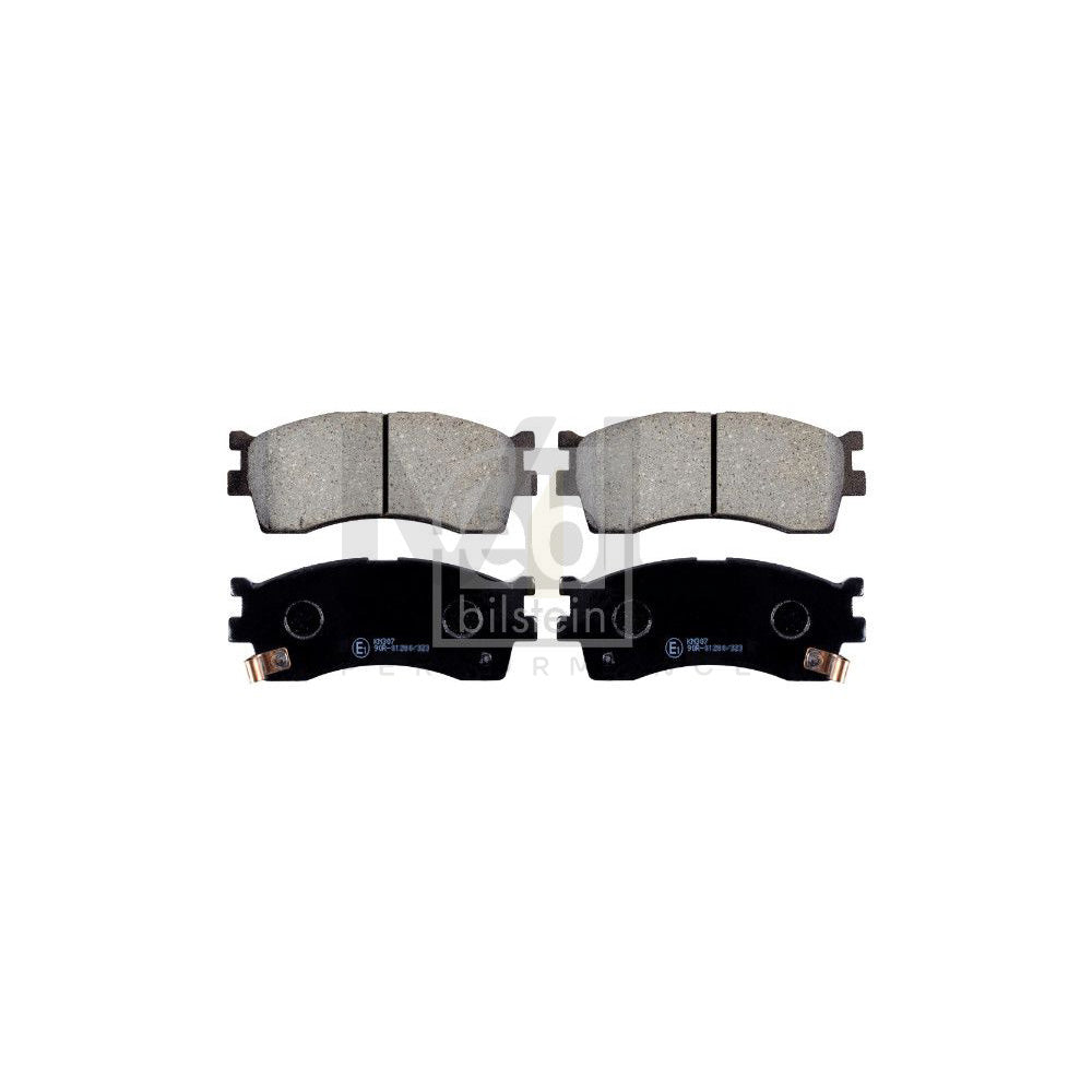 Febi Bilstein 170267 Brake Pad Set Front Axle, With Acoustic Wear Warning