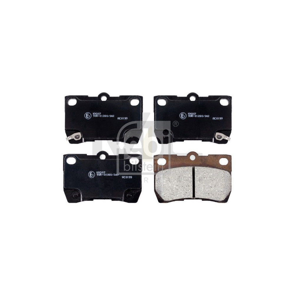 Febi Bilstein 170295 Brake Pad Set Rear Axle, With Acoustic Wear Warning