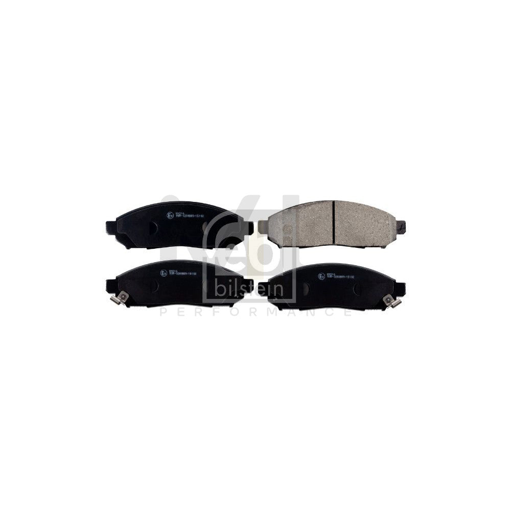 Febi Bilstein 170304 Brake Pad Set Front Axle, With Acoustic Wear Warning