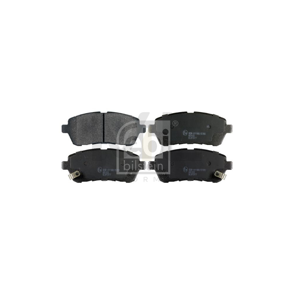 Febi Bilstein 170652 Brake Pad Set Front Axle, With Acoustic Wear Warning
