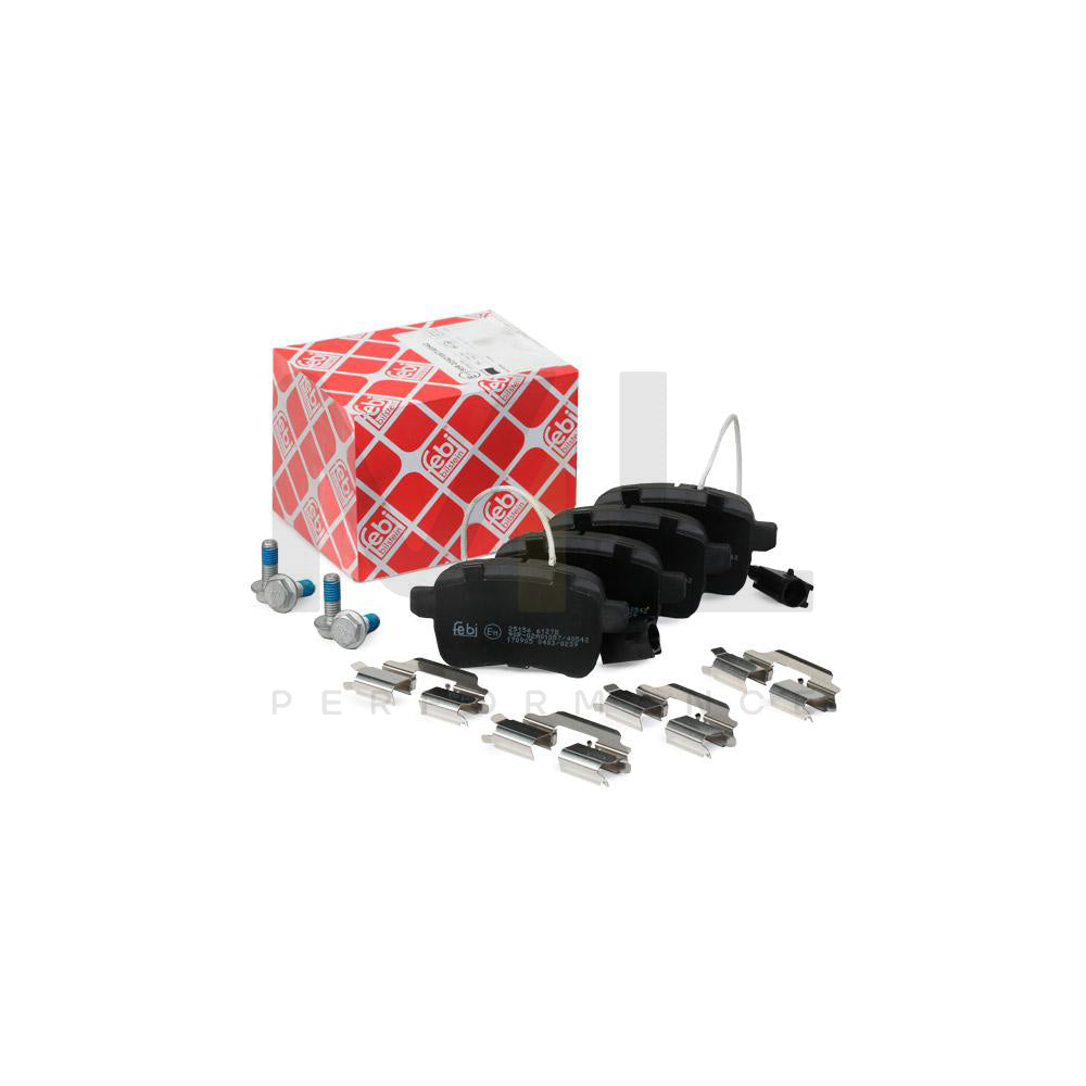 Febi Bilstein 170905 Brake Pad Set For Alfa Romeo Giulietta Rear Axle, Incl. Wear Warning Contact, With Attachment Material