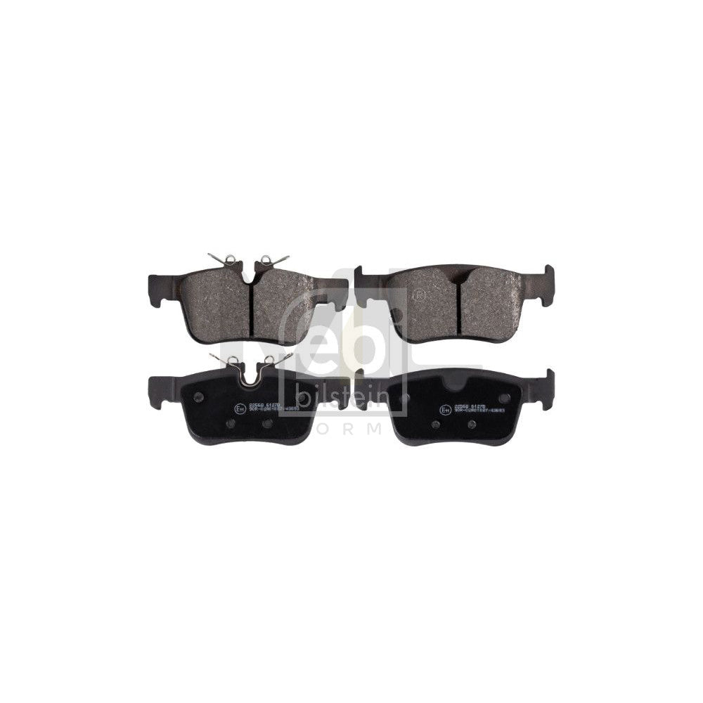 Febi Bilstein 171409 Brake Pad Set Rear Axle, Prepared For Wear Indicator