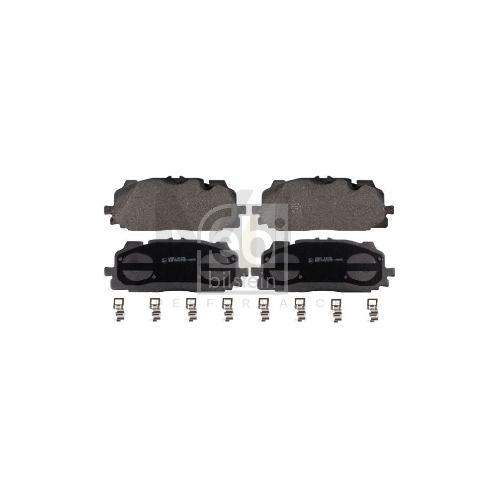 Febi Bilstein 171413 Brake Pad Set Front Axle, Prepared For Wear Indicator