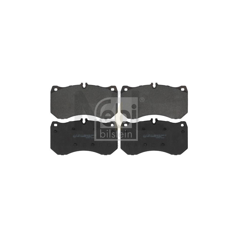 Febi Bilstein 173458 Brake Pad Set Front Axle, Prepared For Wear Indicator