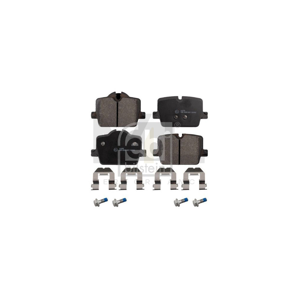 Febi Bilstein 173772 Brake Pad Set Rear Axle, Prepared For Wear Indicator, With Attachment Material
