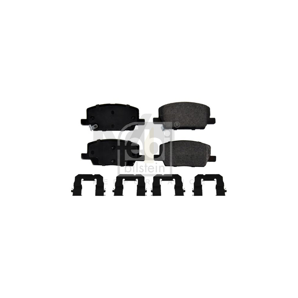 Febi Bilstein 176970 Brake Pad Set Front Axle, With Acoustic Wear Warning, With Attachment Material