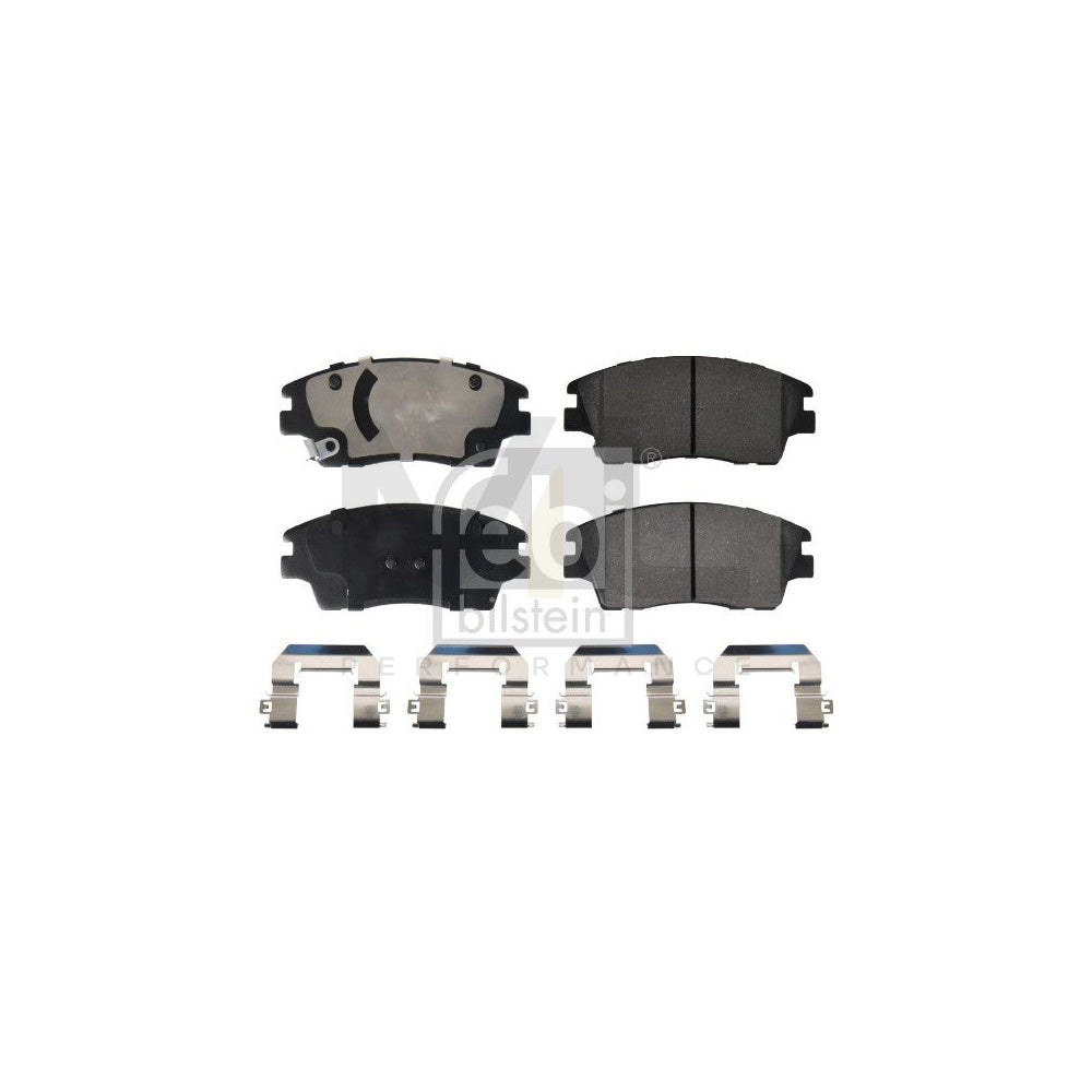 Febi Bilstein 177321 Brake Pad Set Front Axle, With Acoustic Wear Warning, With Staples