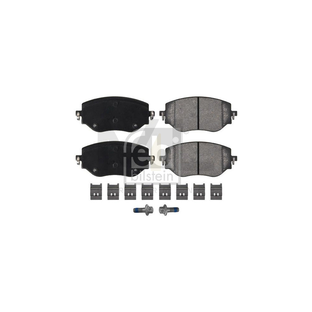 Febi Bilstein 177333 Brake Pad Set Front Axle, With Attachment Material