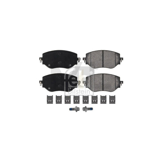 Febi Bilstein 177333 Brake Pad Set Front Axle, With Attachment Material