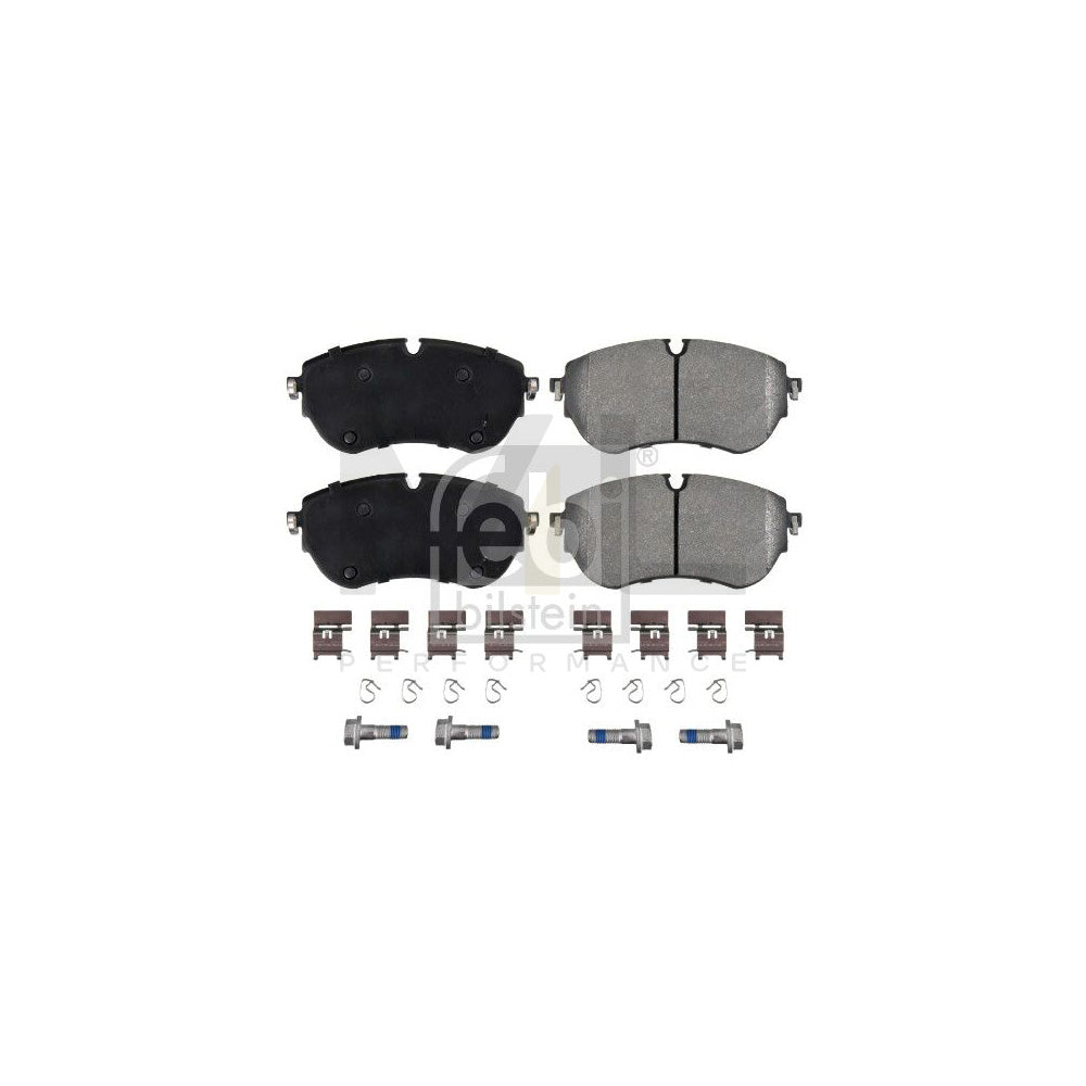 Febi Bilstein 177657 Brake Pad Set For Vw Amarok Front Axle, Prepared For Wear Indicator, With Attachment Material