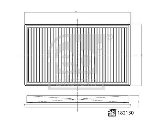 Febi Bilstein 182130 Air Filter