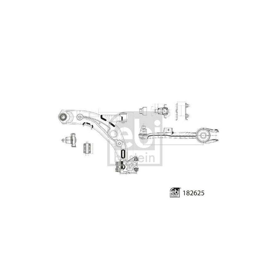 Febi Bilstein 182625 Suspension Arm for Mazda CX-7 (Er)