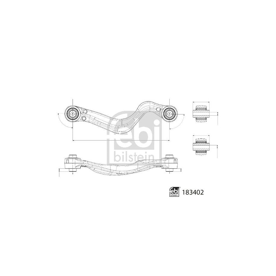 Febi Bilstein 183402 Suspension Arm for Land Rover Discovery Sport (L550)