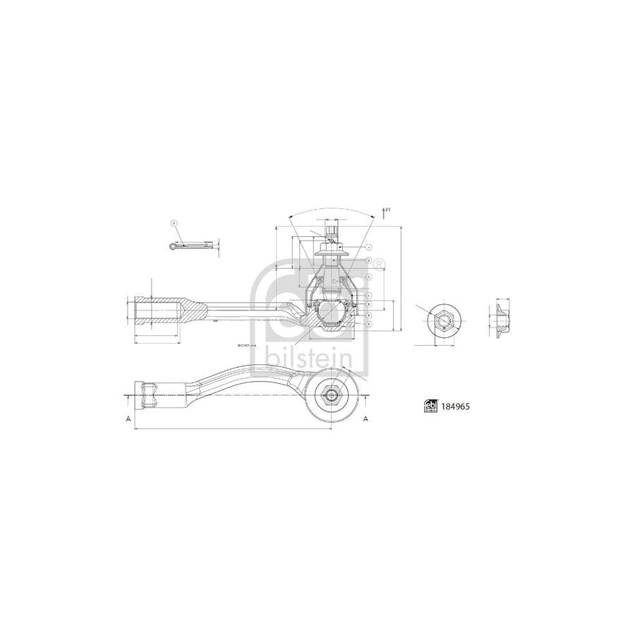 Febi Bilstein 184965 Track Rod End