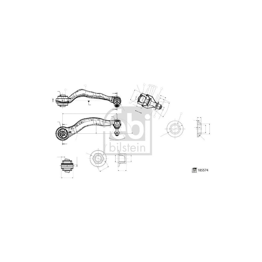 Febi Bilstein 185574 Suspension Arm for BMW 5 Series