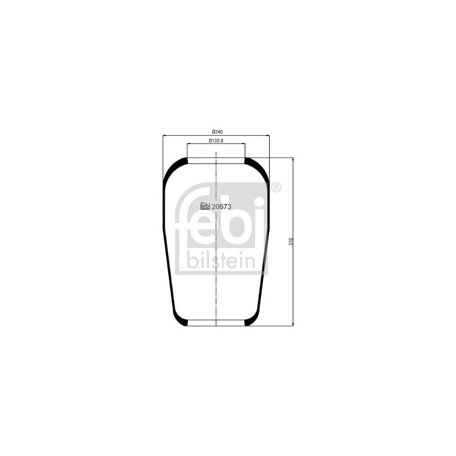 Febi Bilstein 20673 Boot, Air Suspension