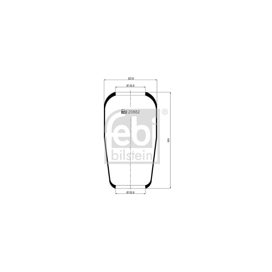 Febi Bilstein 20882 Boot, Air Suspension