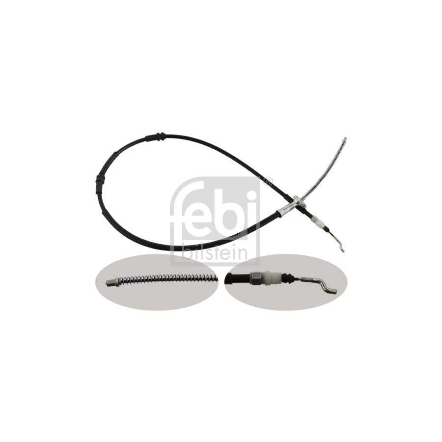 Febi Bilstein 36711 Hand Brake Cable for VW Amarok Pickup (2Ha, 2Hb, S1B, S6B, S7A, S7B)