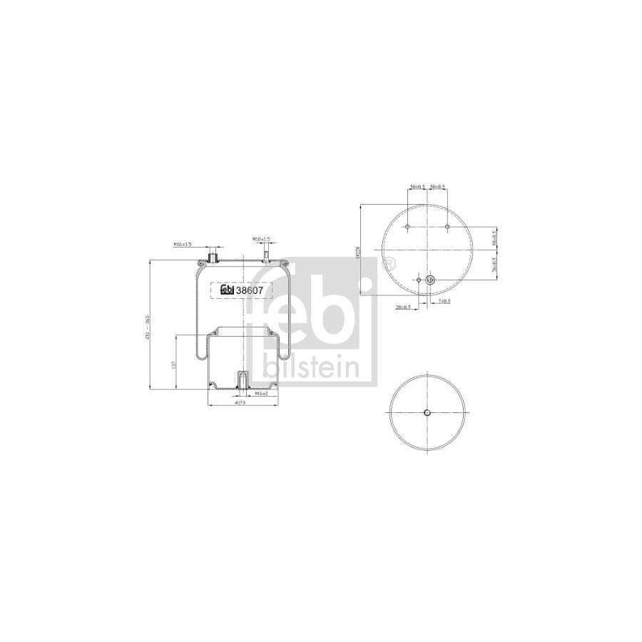 Febi Bilstein 38607 Boot, Air Suspension