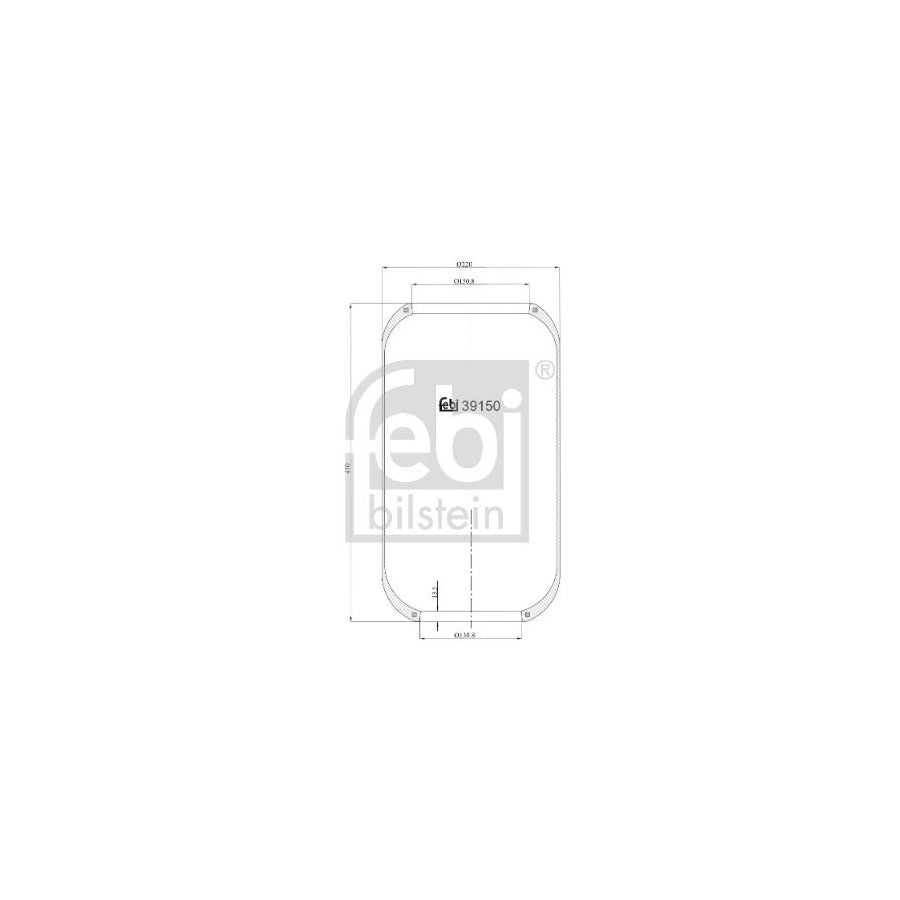 Febi Bilstein 39150 Boot, Air Suspension