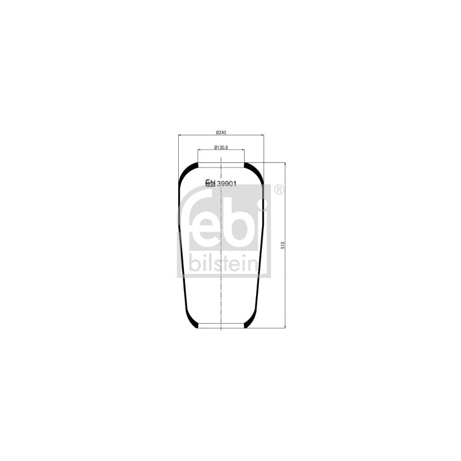 Febi Bilstein 39901 Boot, Air Suspension