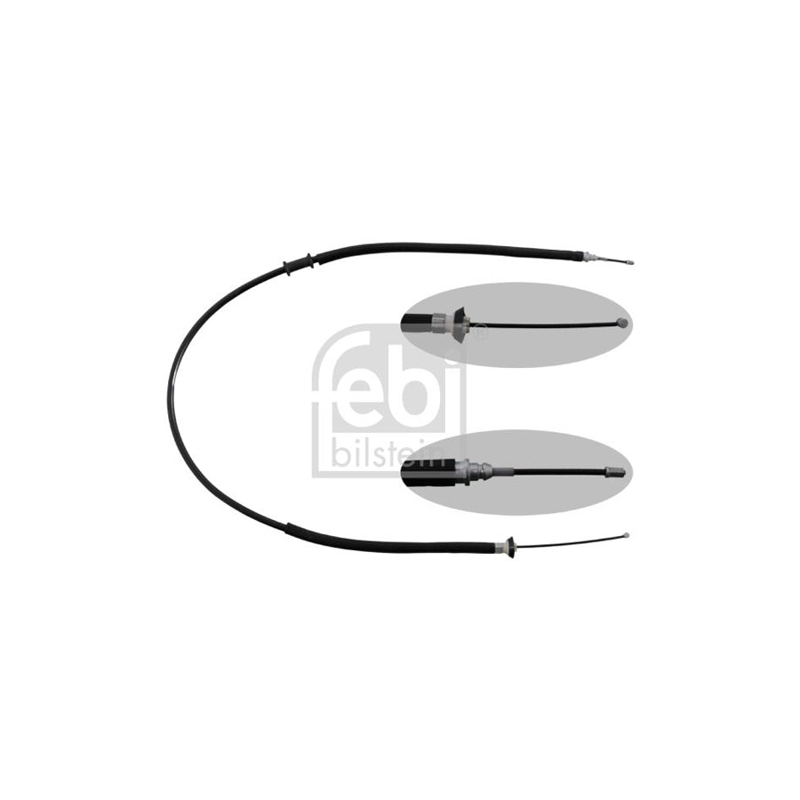 Febi Bilstein 49619 Hand Brake Cable for Fiat Punto II Hatchback (188)
