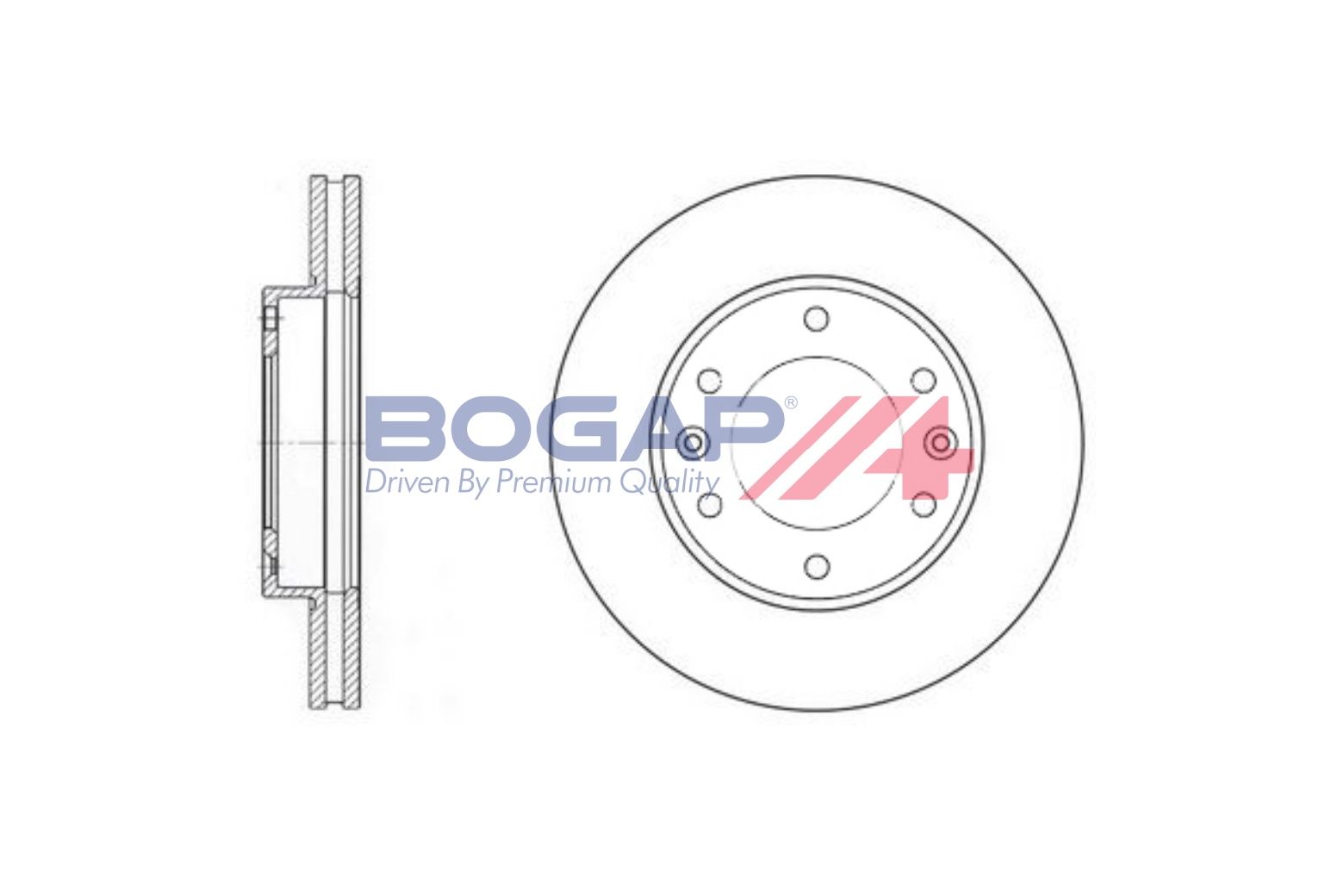 BOGAP Y8211157 Brake Disc