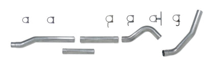 Diamond Eye Performance Diamond Eye KIT 4in Catback MFLR RPLCMENT PIPE SGL AL: 03-07 FORD 6.0L F250/F350 (Extended Cab Only)