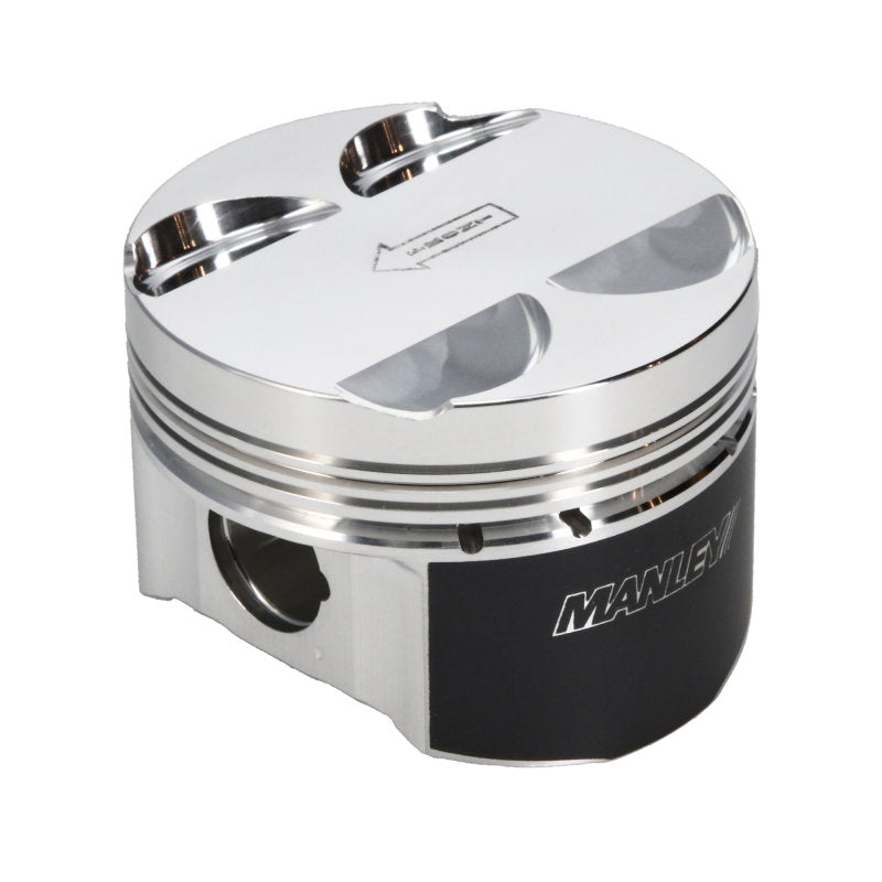Manley Performance Manley 16+ Nissan VR30DDTT 86mm Bore 10:1 CR -3.5cc Dome Flat Top E/D Piston w/ Rings (SINGLE)