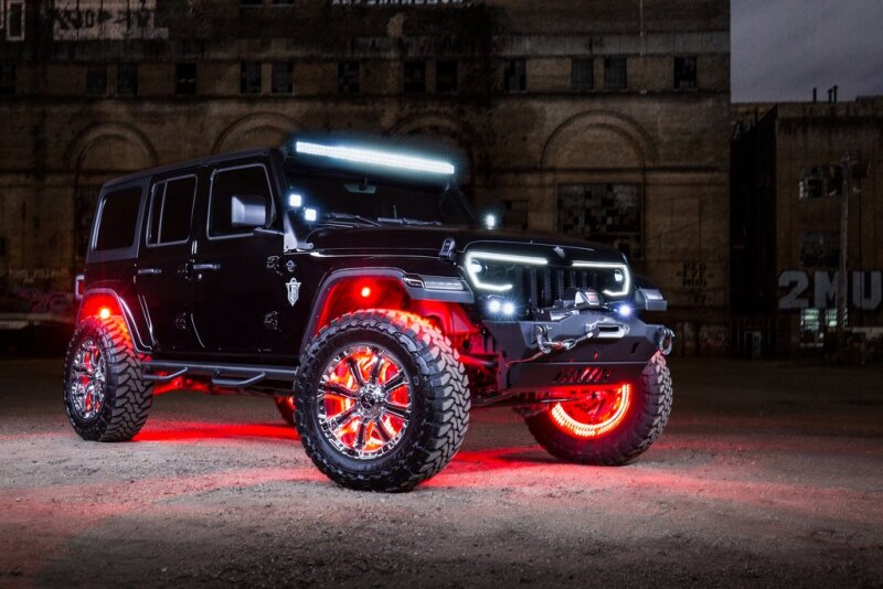 ORACLE Lighting Oracle VECTOR Series Full LED Grille - Jeep Wrangler JL/JT - NA