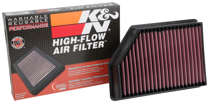 K&N Engineering K&N 2020 Chevrolet Silverado 2500/3500 6.6L Diesel Drop In Replacement Air Filter