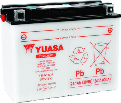 Yuasa Battery Yuasa Y50-N18L-A Yumicron 12-Volt Battery