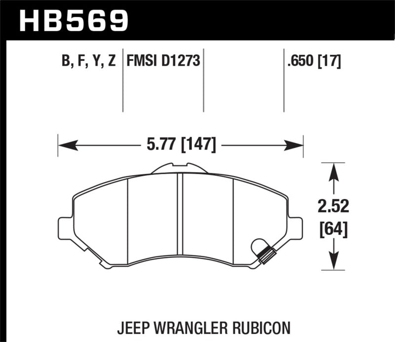Hawk Performance Hawk HPS Street Brake Pads