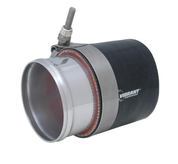 Vibrant Aluminum Joiner Coupling (1in Tube O.D. x 3in Overall Length)