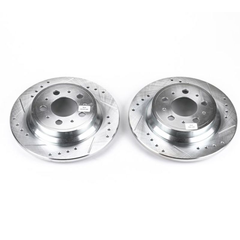 PowerStop Power Stop 01-09 Volvo S60 Rear Evolution Drilled & Slotted Rotors - Pair