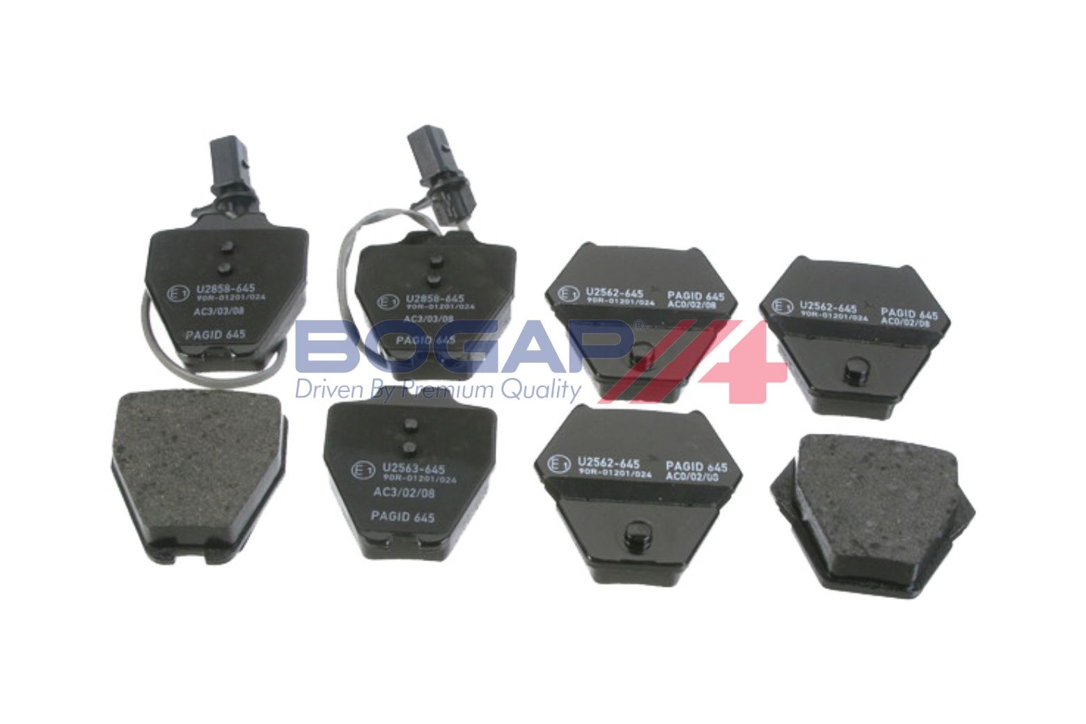 BOGAP A8210172 Brake Pad Set, Disc Brake