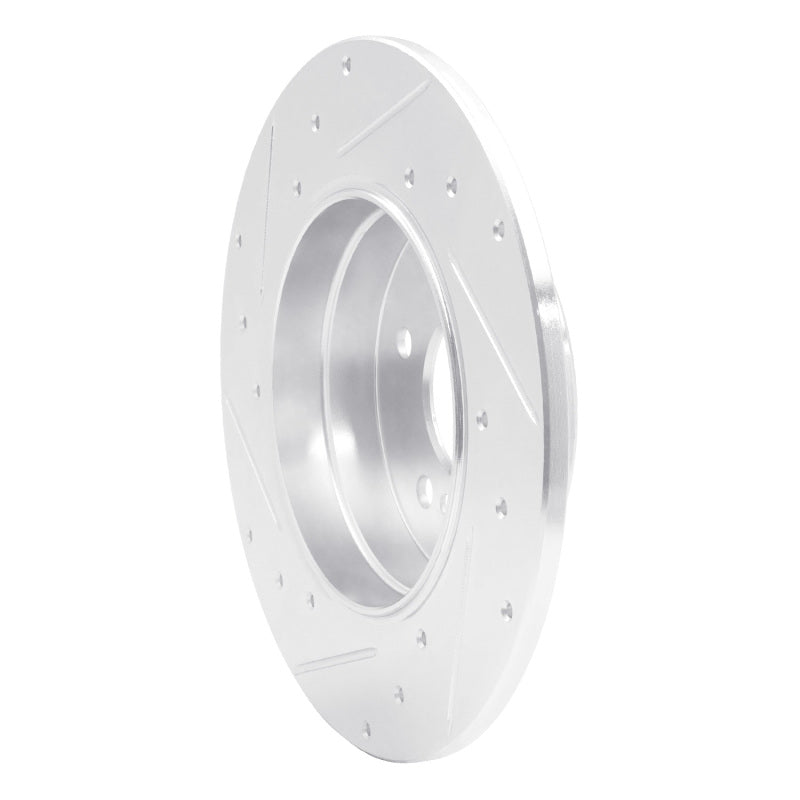 R1 Concepts R1 94-11 Mercedes-Benz C240 Rear Right Drilled & Slotted Silver Brake Rotor