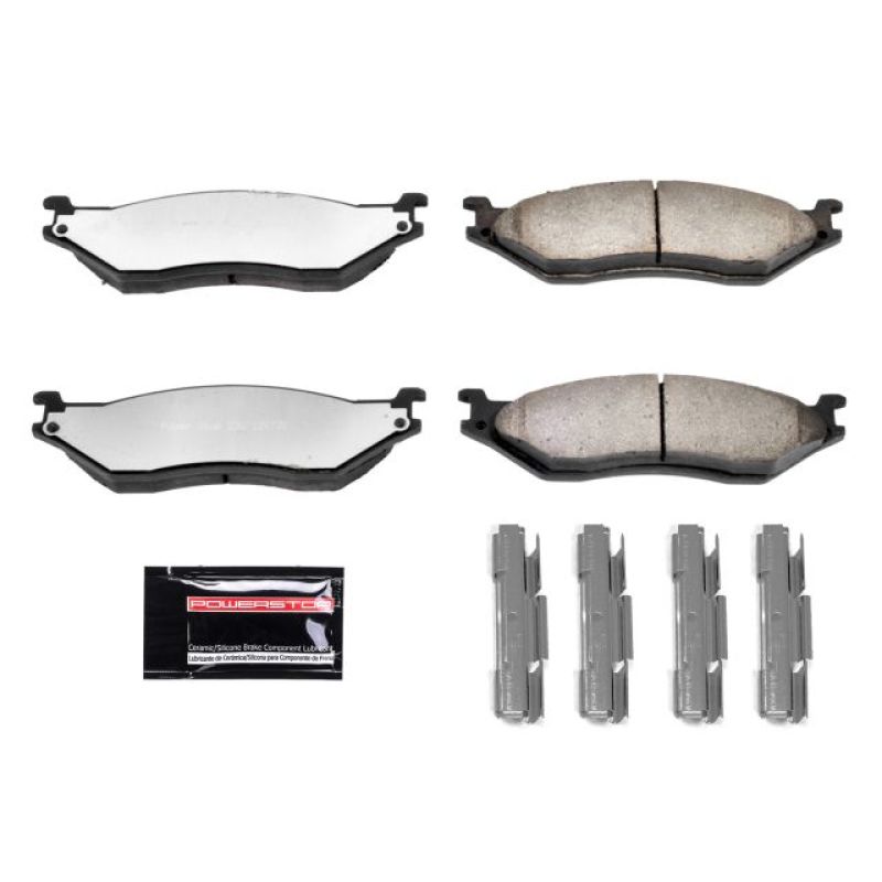 PowerStop Power Stop 2002 Ford E-550 Super Duty Front or Rear Z36 Truck & Tow Brake Pads w/Hardware