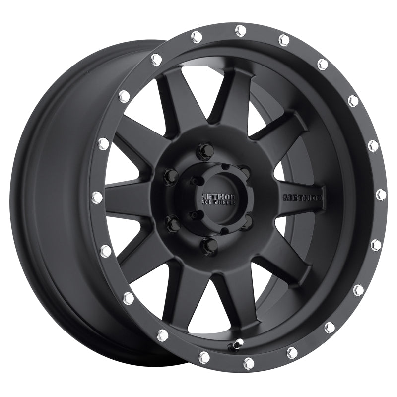Method Wheels Method MR301 The Standard 17x9 -12mm Offset 6x5.5 108mm CB Matte Black Wheel