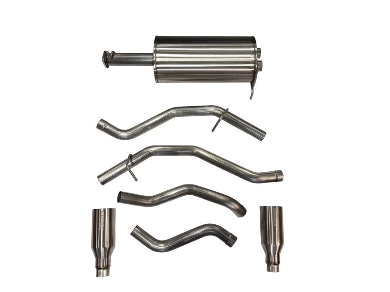 CORSA Performance Corsa 19-24 Ram 1500 5.7L Crew Cab w/ 57in or 76in Bed Cat-Back Dual Rr Exit 5in Satin Polished Tips