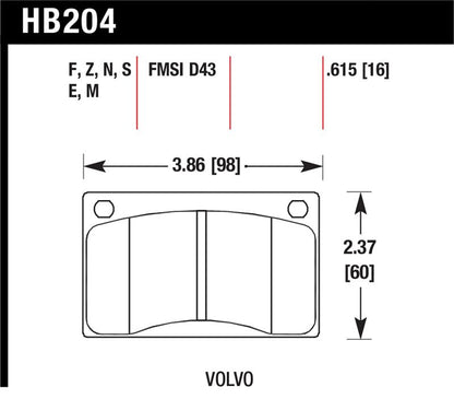 Hawk Performance Hawk HPS Street Brake Pads
