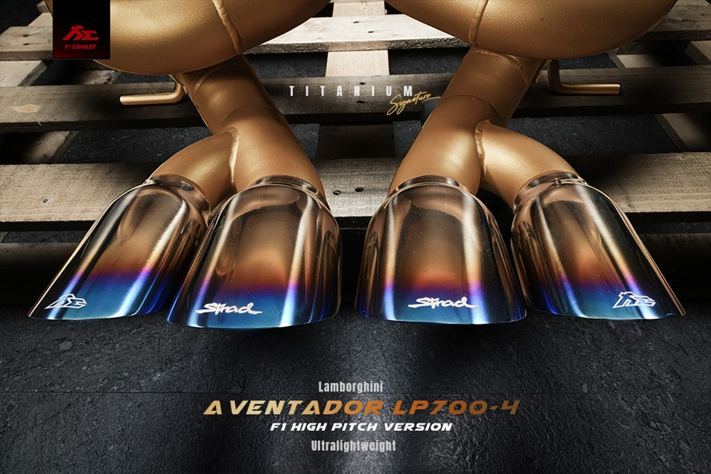 FI Exhaust Lamborghini Aventador LP700-4 F1 High Pitch Version  Titanium Signature Seriesl 2011+