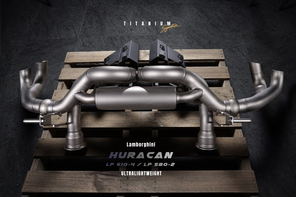 FI Exhaust Lamborghini HuracÃ¡n LP610-4  Titanium Signature Series  2014+