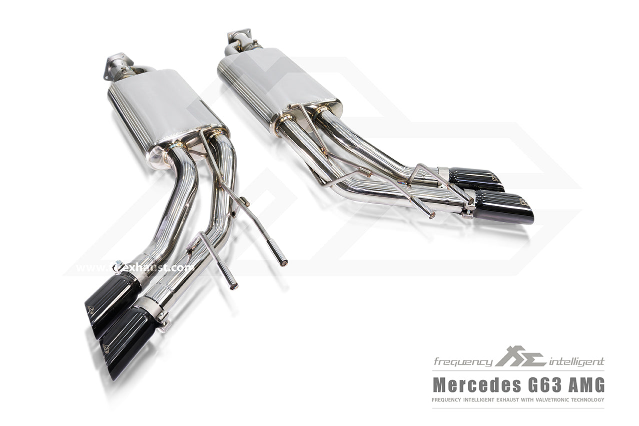 FI Exhaust Mercedes-Benz W463 AMG G63  5.5TT M157  Quad Tips  2012-2018