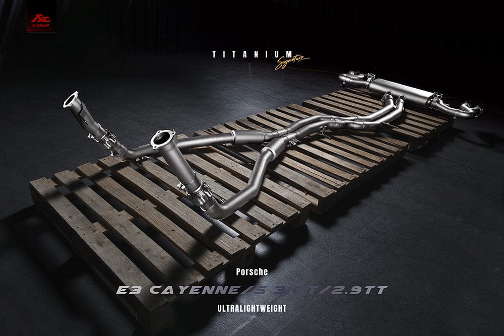 FI Exhaust Porsche 9Y0 Cayenne 3.0T (OPF)  Titanium Signature Series  2020+