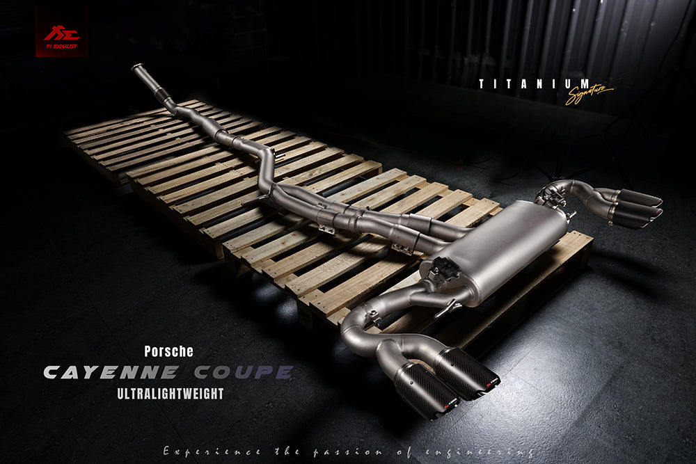 FI Exhaust Porsche 9Y0 Cayenne 3.0T  Titanium Signature Series  2018+