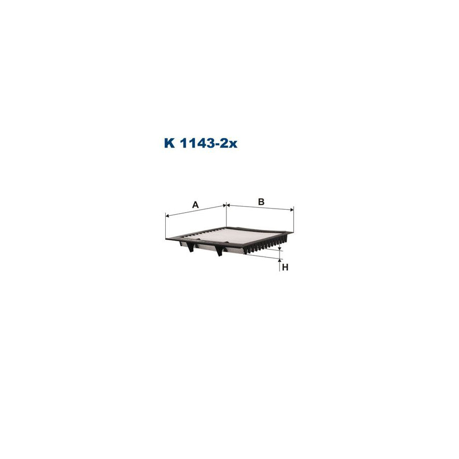 Filtron K 1143-2X Pollen Filter For Land Rover Range Rover II (P38A)