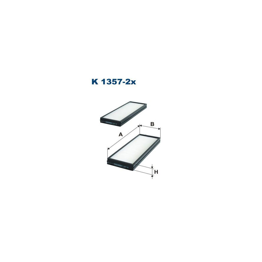 Filtron K 1357-2X Pollen Filter For Hyundai I20