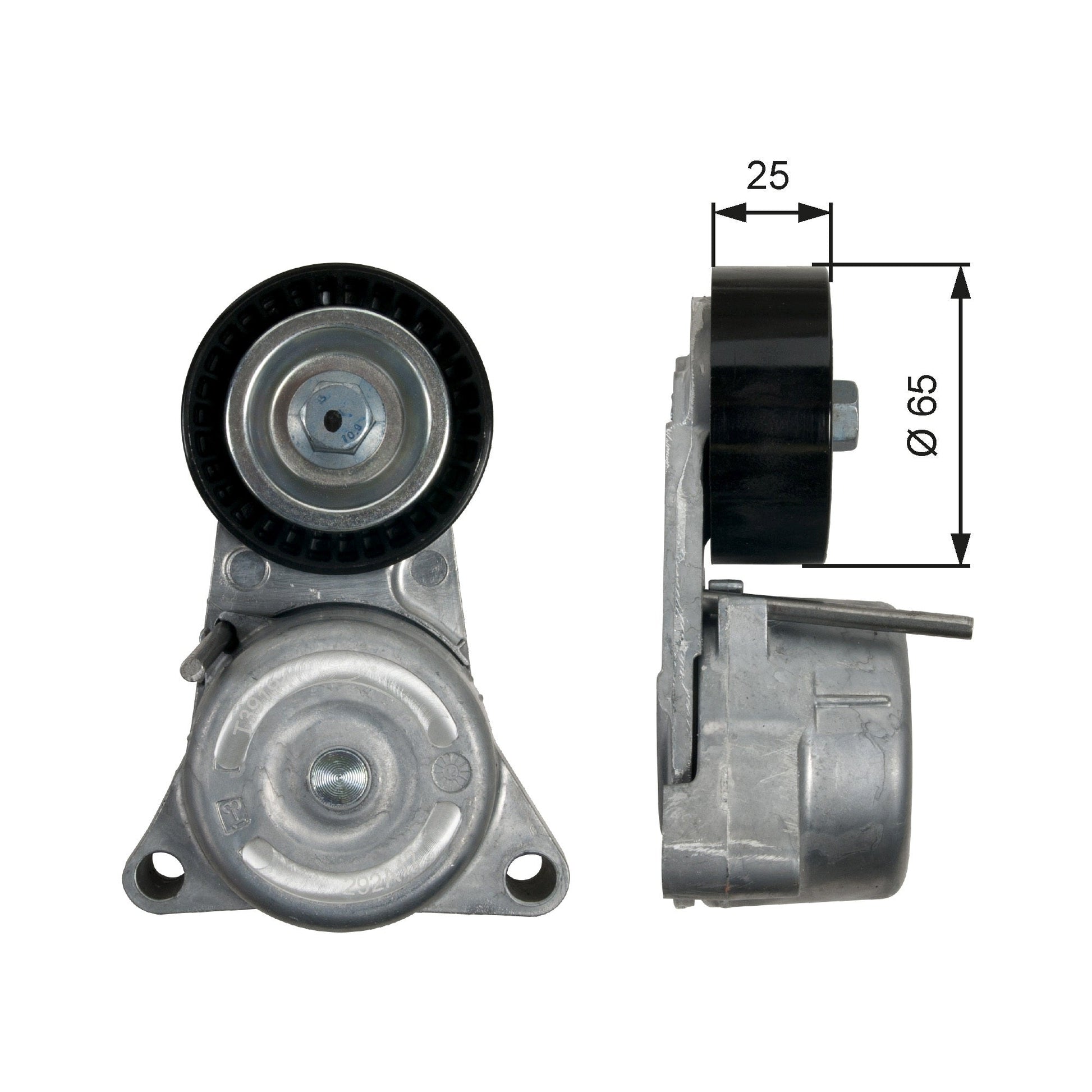 GATES GATT39194 V-Ribbed Belt Tensioner Pulley
