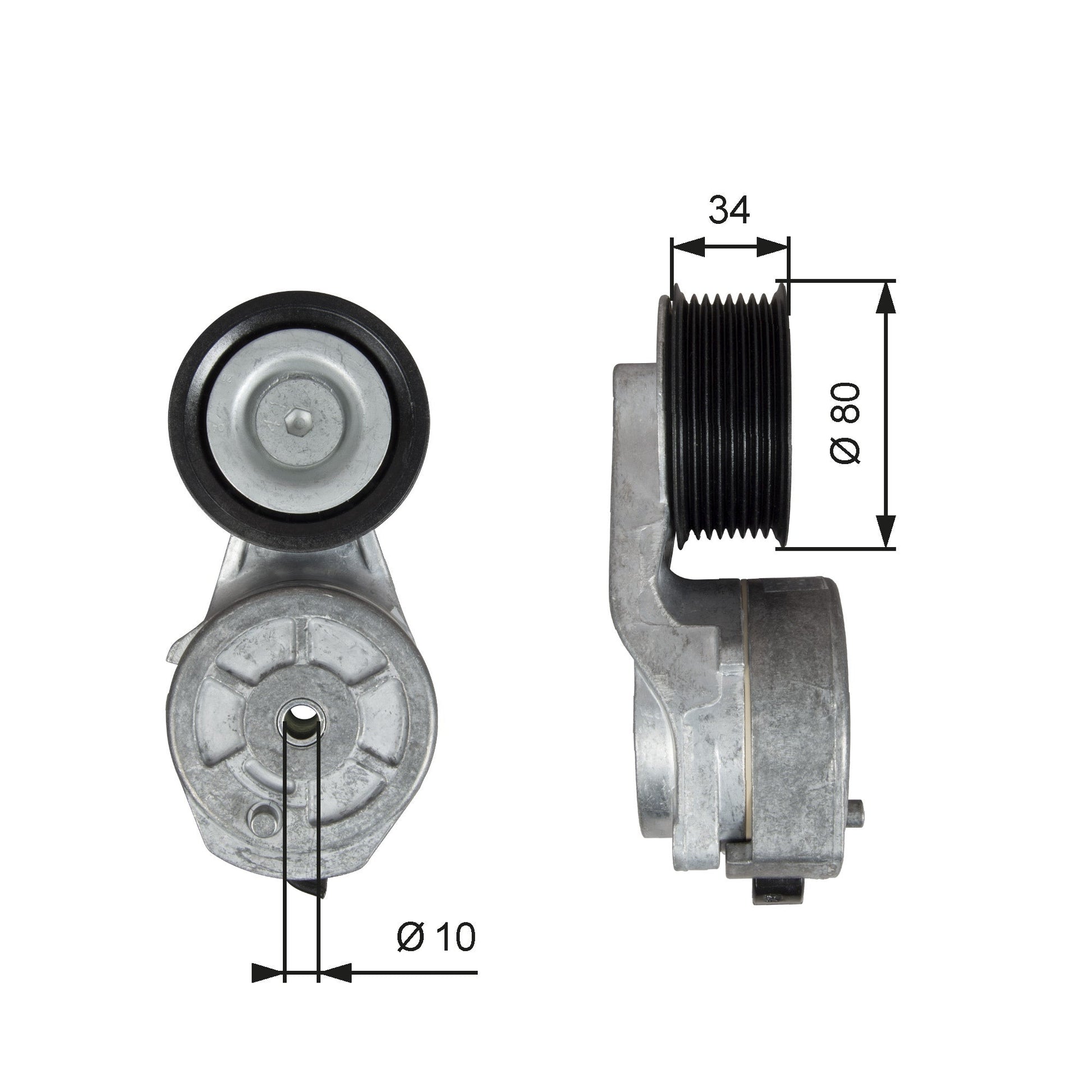 GATES GATT38704 V-Ribbed Belt Tensioner Lever